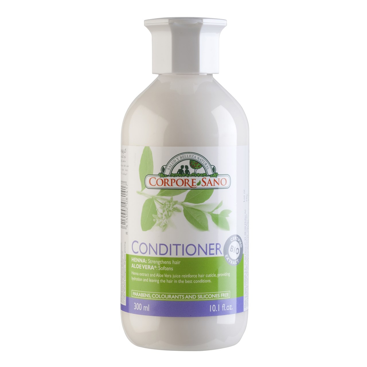 نرم کننده و تقویت کننده کورپورسانو حاوی عصاره حنا و آلوورا حجم 300 میلی لیتر