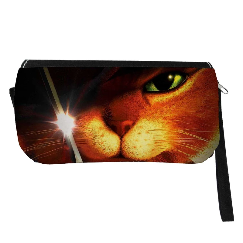   جامدادی مدل دوزیپ طرح انیمیشن گربه چکمه پوش کد NI650