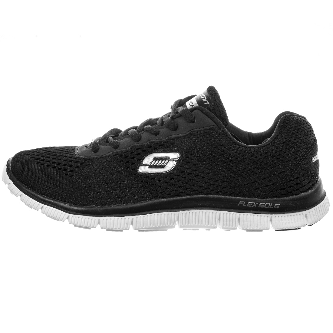 کفش مخصوص دویدن مدل SKECH-KNIT WALKING BKWHT-10500400