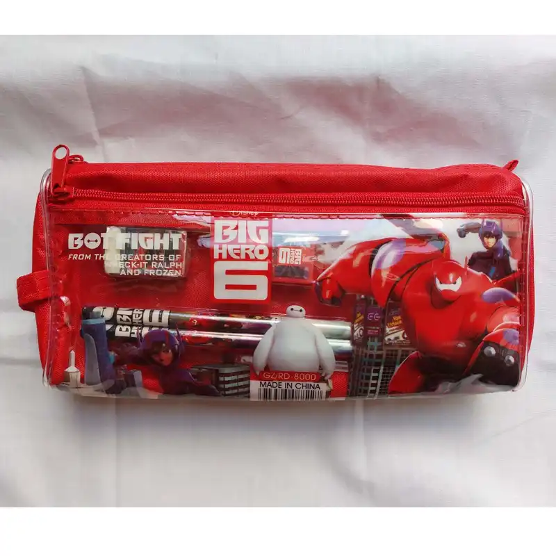 بسته لوازم تحریر مدل بیگ هیرو بسته 7 عددی