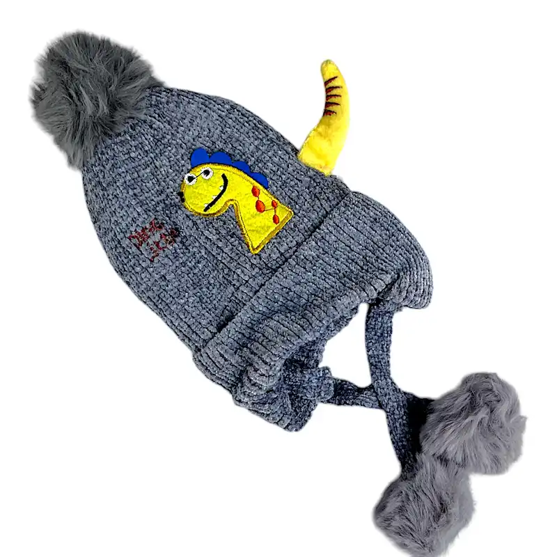 کلاه بافتنی بچگانه مدل دایناسور RO_150