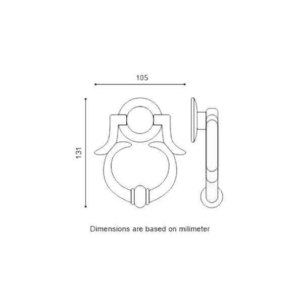 محافظ چشمی درب مدل عثمانی