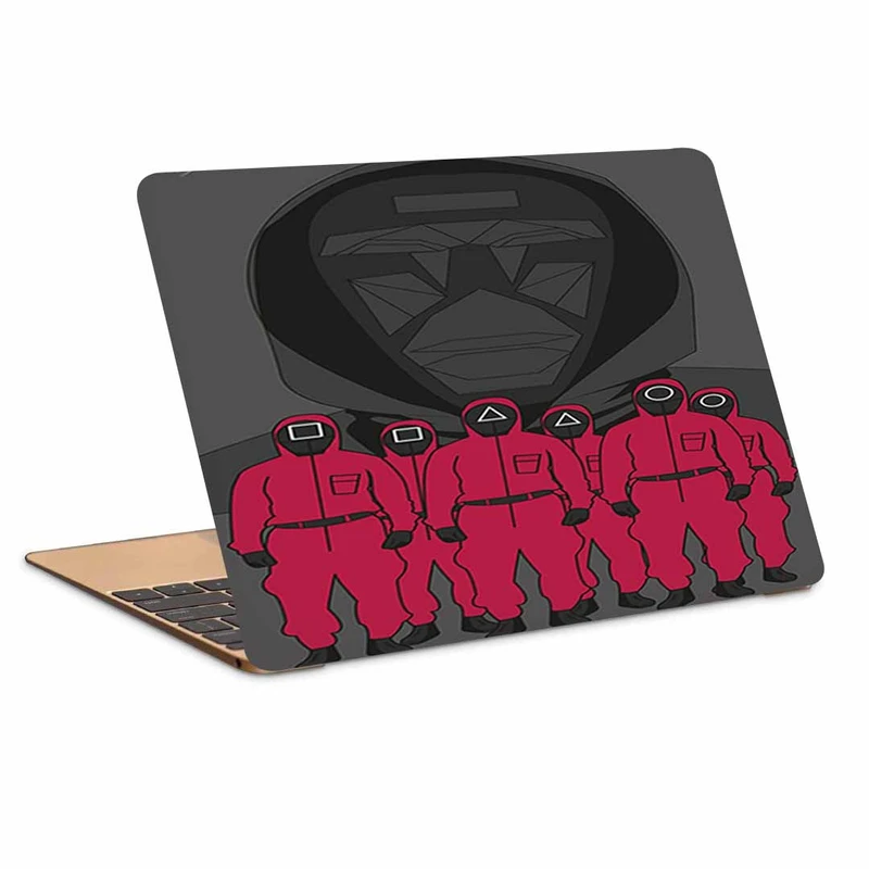 استیکر لپ تاپ طرح Squid Game کد N-582 مناسب برای لپ تاپ 15.6 اینچ