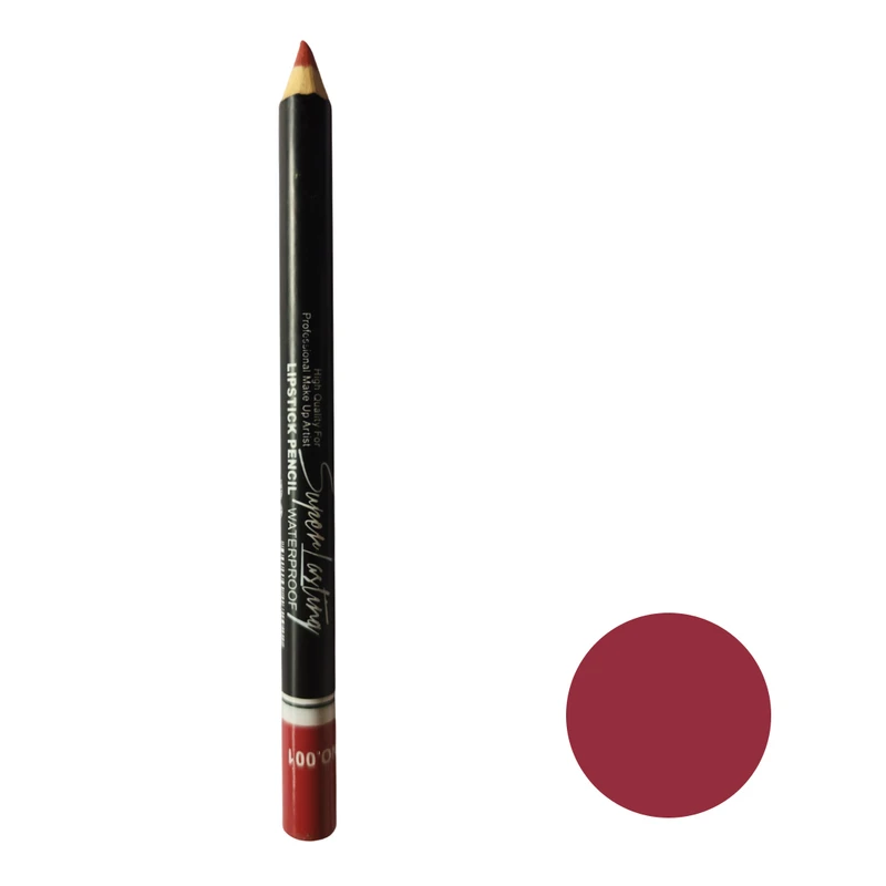 مداد لب سوپر لستینگ مدل waterproof شماره 01