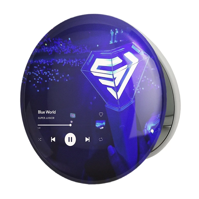 آینه جیبی خندالو طرح گروه سوپر جونیور Super Junior مدل تاشو کد 21496