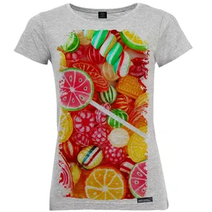 تی شرت آستین کوتاه زنانه 27 مدل Candies کد MH1170