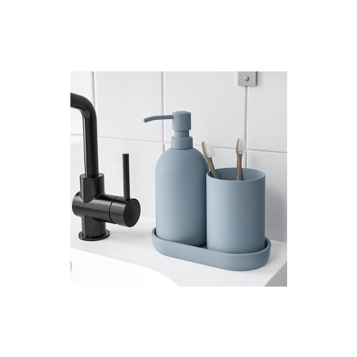 ست سرویس بهداشتی 3 پارچه ایکیا مدل GANSJÖN کد 389