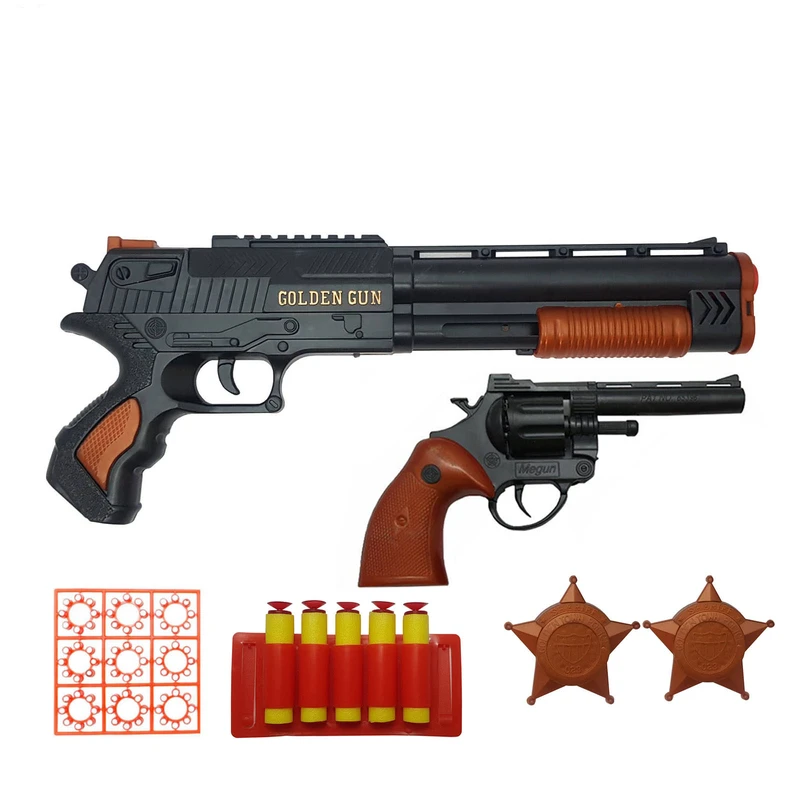 ست تفنگ بازی گلدن گان مدل naabsell26 مجموعه 6 عددی