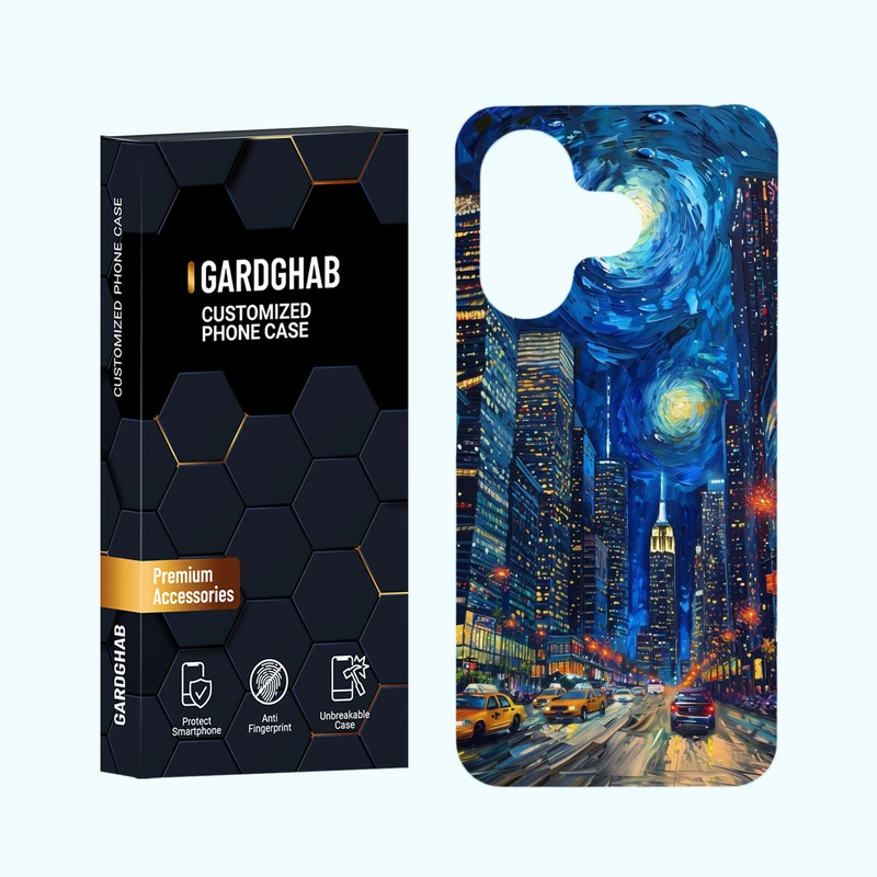 کاور گارد قاب مدل هنری مناسب برای گوشی موبایل شیائومی Redmi 13 4G / 5G