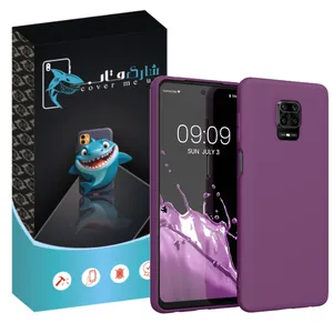 کاور شارک قاب مدل سیلیکونی پاک کنی 2 مناسب برای گوشی موبایل شیائومی Redmi Note 9S / 9 Pro / 9 Pro Max