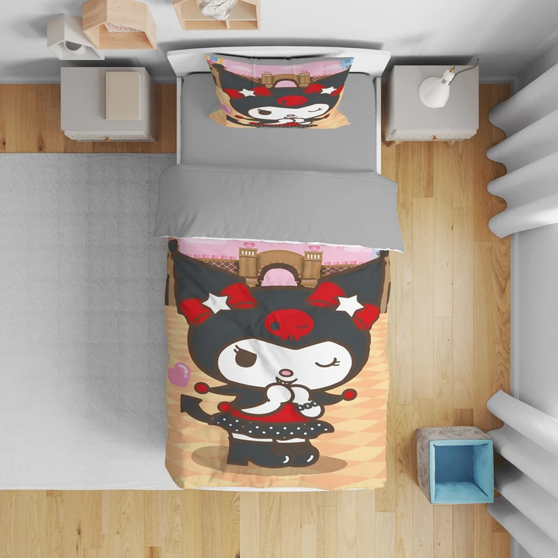 سرویس روتختی یک نفره 5 تکه نوپه هوم طرح کرومی T6160