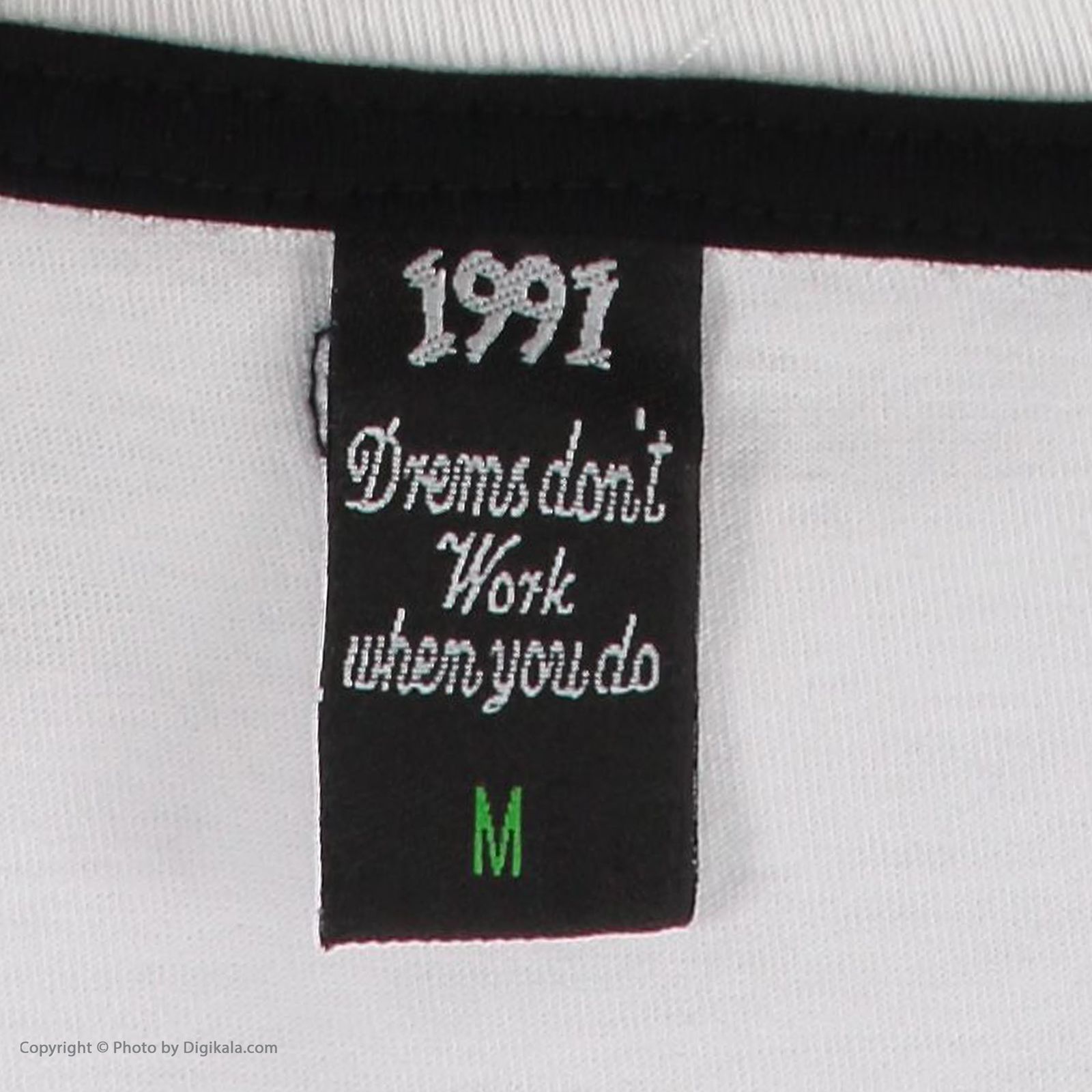 تی شرت لانگ  آستین کوتاه مردانه نوزده نودیک مدل TS1964 W -  - 6