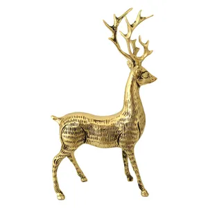 مجسمه برنزی طرح گوزن ایستاده کد 1268