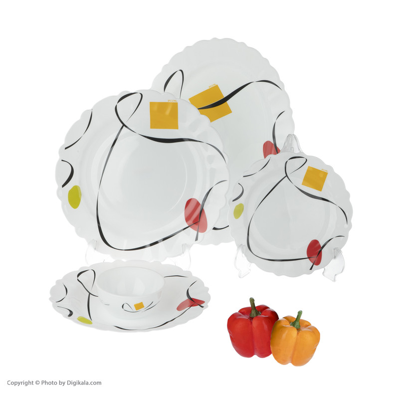 سرویس غذاخوری 25 پارچه آیروپال مدل شیوا