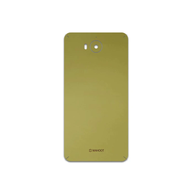 برچسب پوششی ماهوت مدل Matte-Gold مناسب برای گوشی موبایل هوآوی Y5 2017