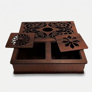 شکلات خوری طرح 3 درب چوبی