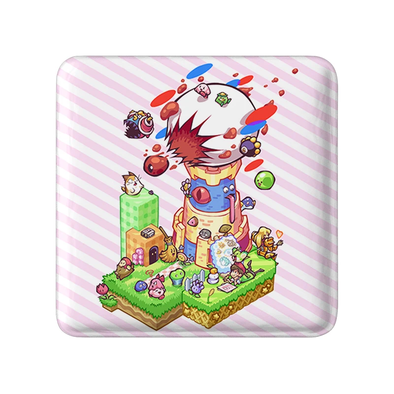 پیکسل خندالو طرح بازی متروید (Metroid) مدل مربعی کد 35636