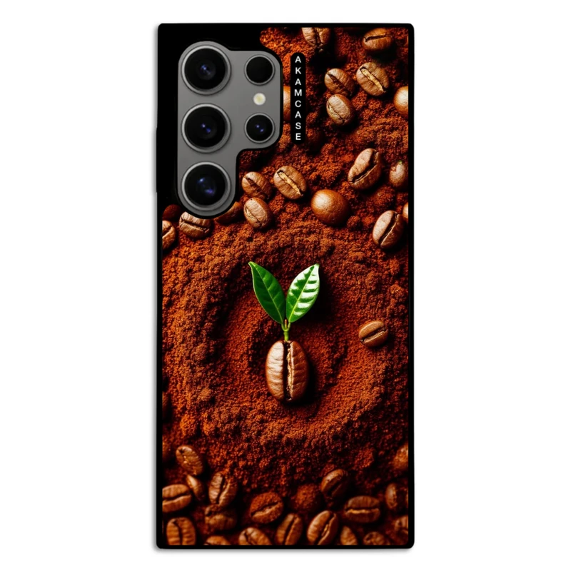 کاور آکام مدل AMC-WSGS24U-COFFEE-14 مناسب برای گوشی موبایل سامسونگ Galaxy S24 Ultra