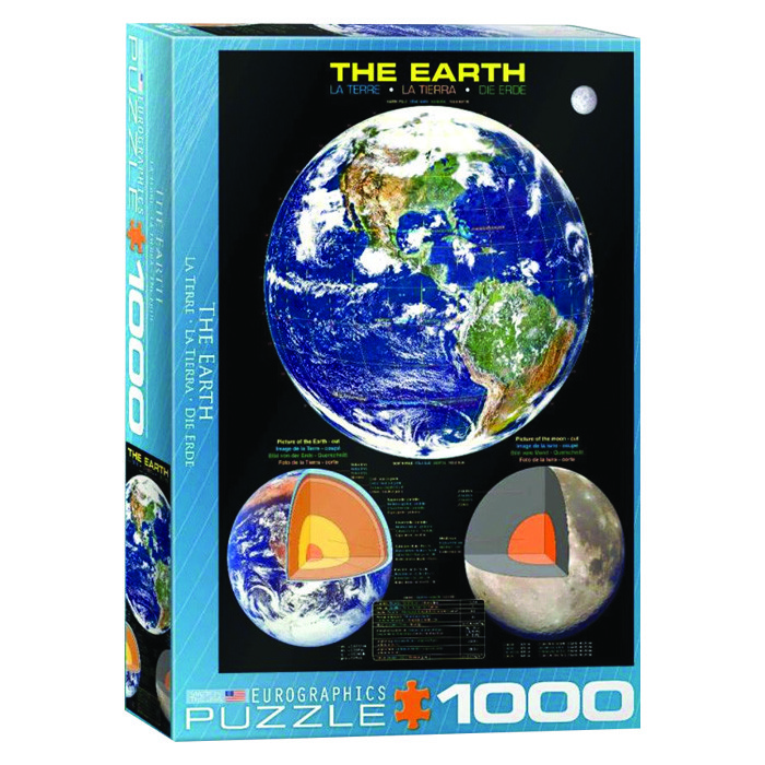 پازل 1000 تکه یوروگرافیکس پازلز مدل The Earth كد 60001003