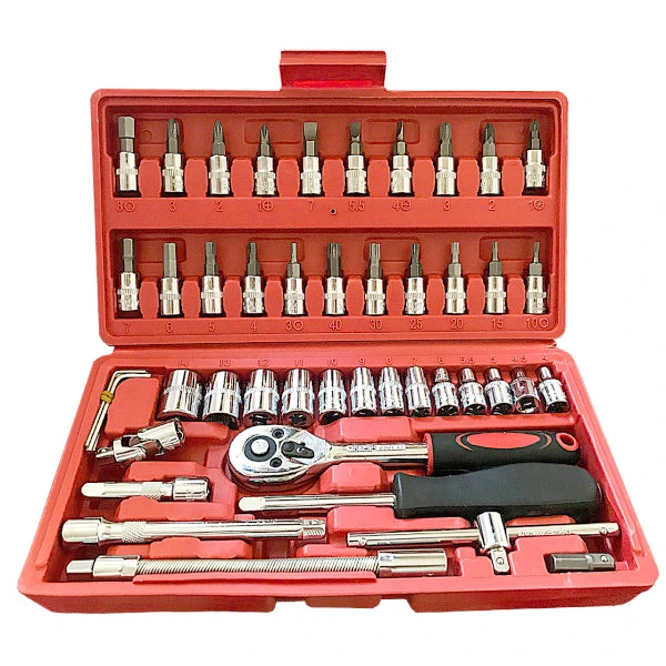 مجموعه 46 عددی آچار و سری بکس ایکس راین کد XRN-08