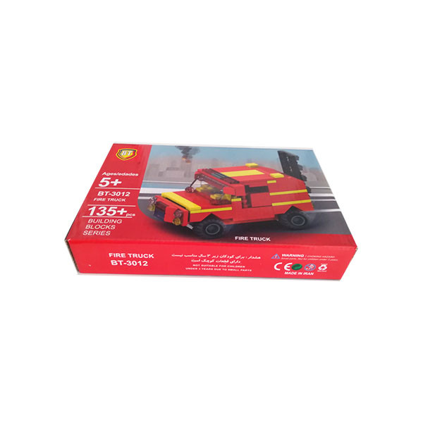 ساختنی طرح ماشین آتش نشانی مدل FIRE TRUCK-BT3012