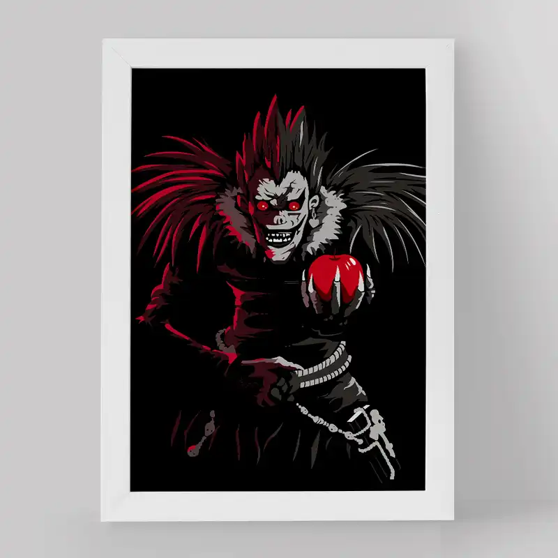 تابلو خندالو مدل شینیگامی ریوک انیمه دفترچه مرگ کد 11323