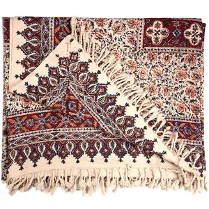 سفره قلمکار درجه یک اثر چیت ساز طرح 2 سایز 220 × 280 سانتی متر