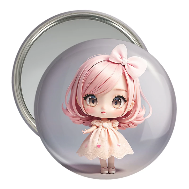 آینه جیبی خندالو مدل دخترانه (Girlish) کد 36878