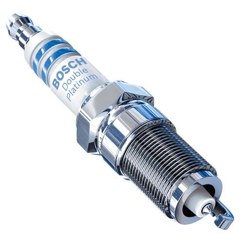 شمع خودرو بوش مدل Double Platinum KPP332 پایه کوتاه ساخت آلمان