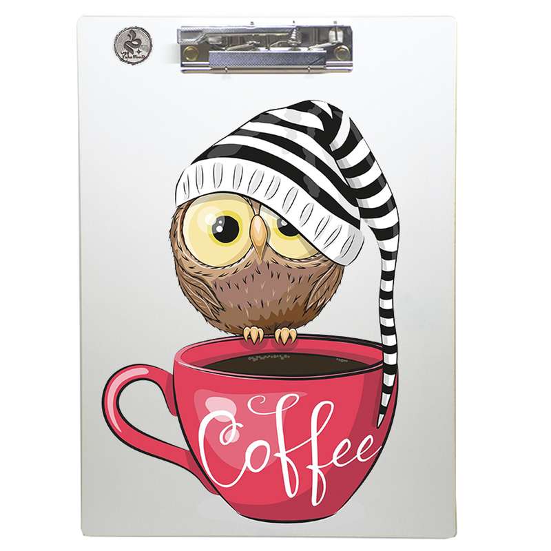 تخته شاسی طه چوب مدل Fantasy owl013 سایز A4