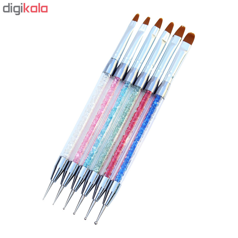 قلم طراحی ناخن مدل 74405 مجموعه 6 عددی