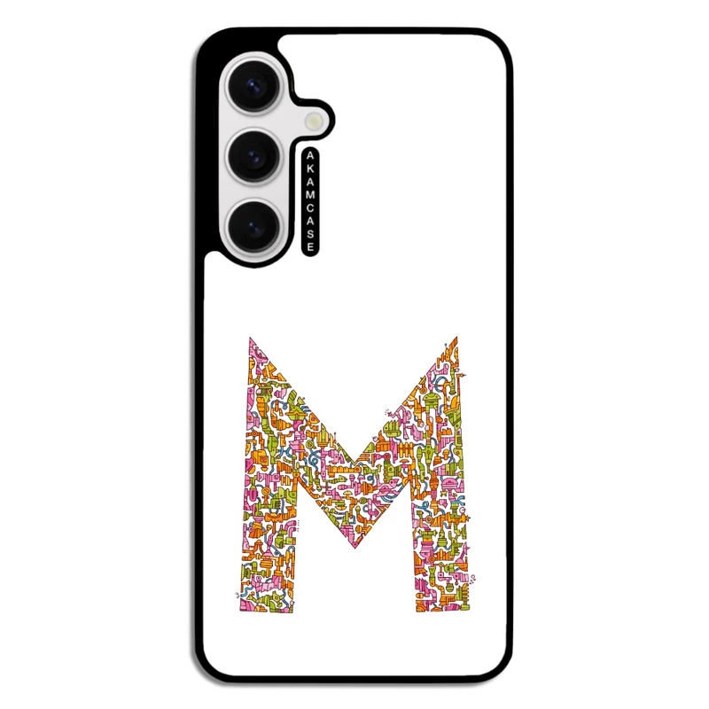 کاور آکام مدل AMC-WSGS24-ALPHADOODLEBET-13 مناسب برای گوشی موبایل سامسونگ Galaxy S24