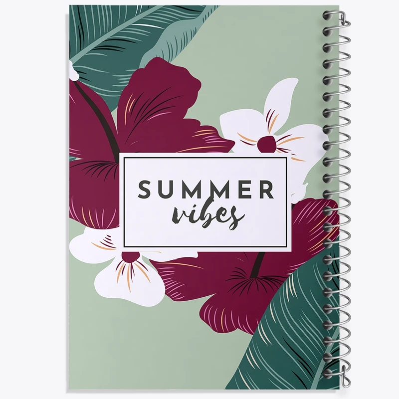 دفتر مشق 50 برگ خندالو طرح تابستان کد F2329