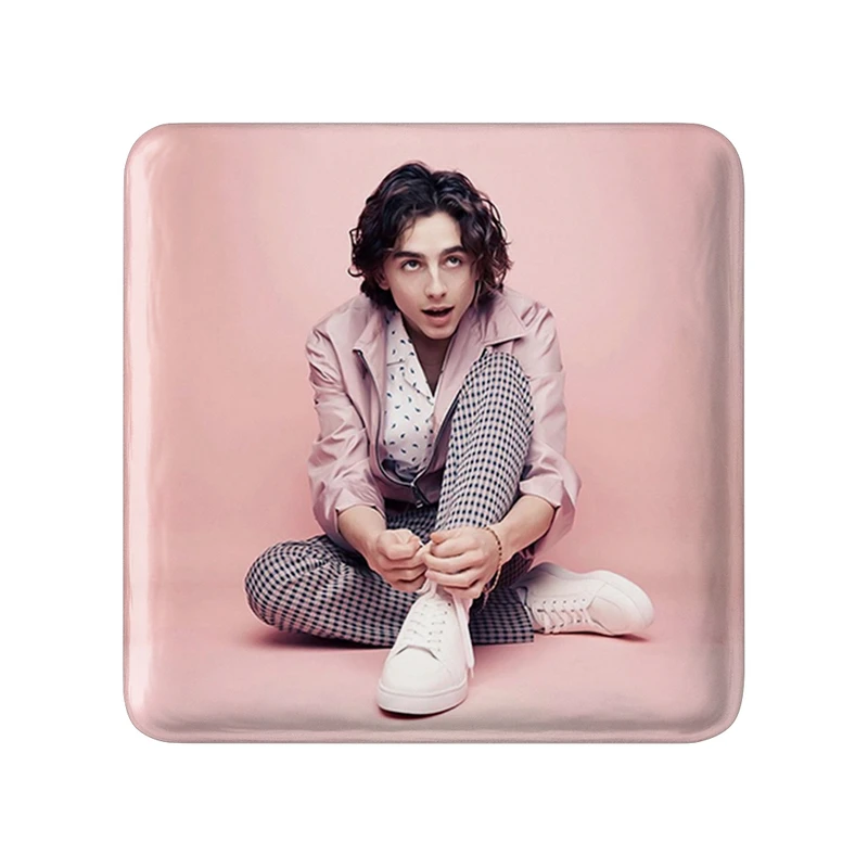 مگنت خندالو طرح تیموتی شالامی Timothée Chalamet  مدل مربعی کد 19277