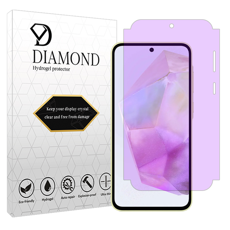 محافظ صفحه نمایش فیلتر بنفش دیاموند مدل Eye Care مناسب برای گوشی موبایل سامسونگ Galaxy A35