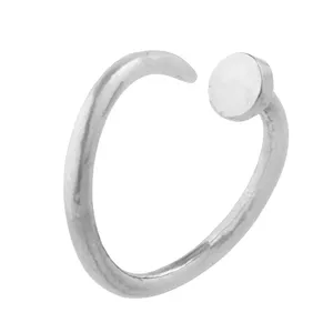 انگشتر گالری عزیزی طرح میخ مدل 14934