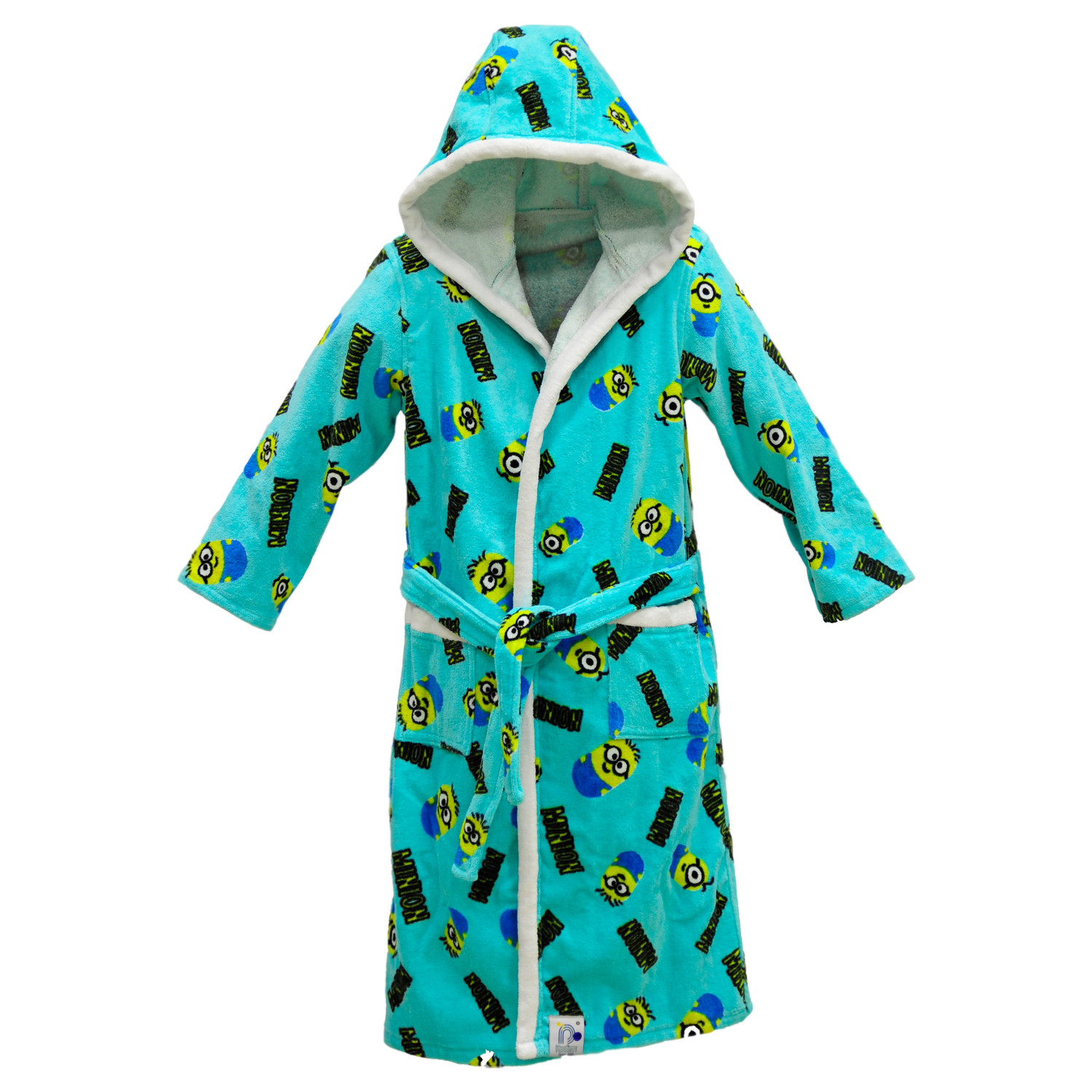 حوله پالتویی پودایران مدل مینیون سایز 80 سانتی‌متر