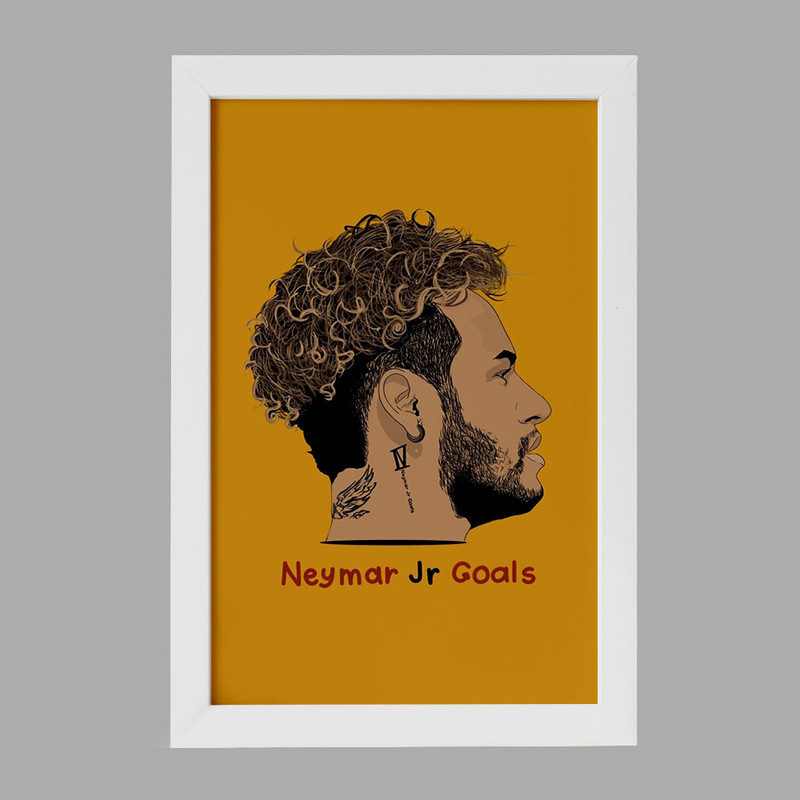 تابلو خندالو مدل نیمار Neymar کد 28606 تابلو خندالو مدل نیمار Neymar کد 28606