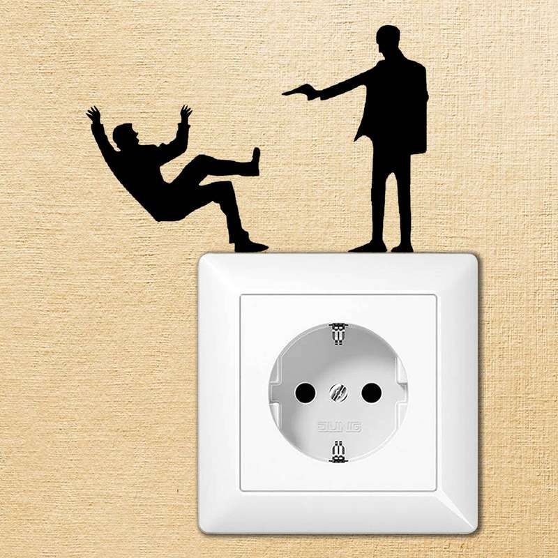 استیکر کلید و پریز آژنگ طرح قاتل کد AD-S-600