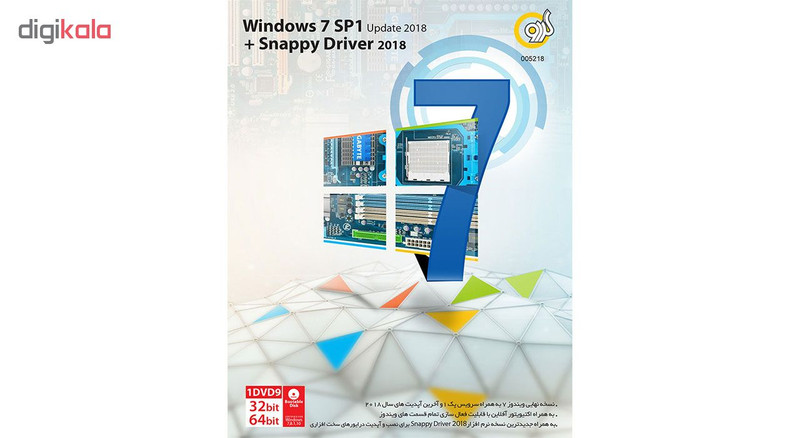 سیستم عامل ویندوز گردو ویندوز 7 SP1 Update 2018 + Snappy Driver 2018