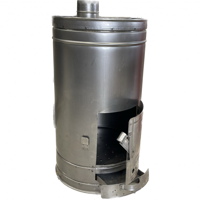 بخاری هیزمی مدل گرد75cm