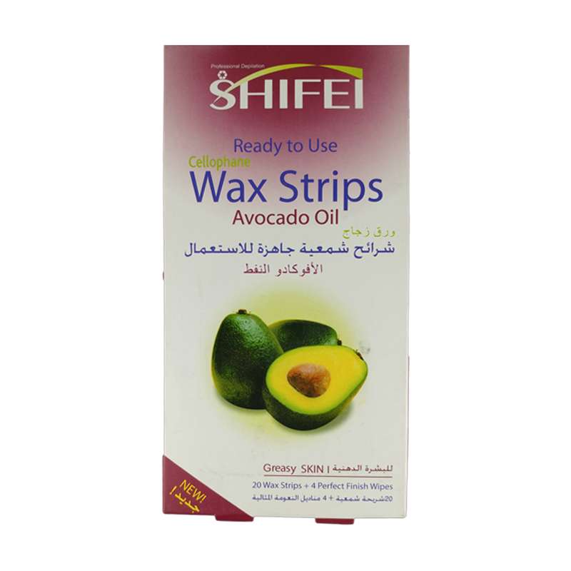نوار موبر بدن شیفی مدل Avocado Oil بسته 20 عددی نوار موبر بدن شیفی مدل Avocado Oil بسته 20 عددی