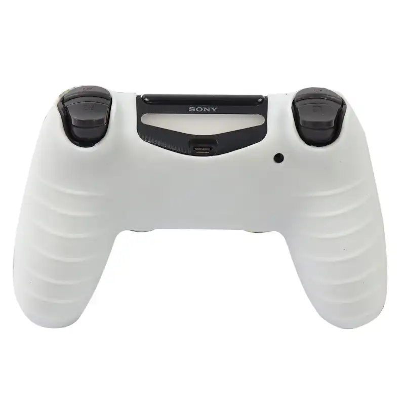 محافظ دسته پلی استیشن ۴ مدل Colored skeleton head به همراه روکش آنالوگ