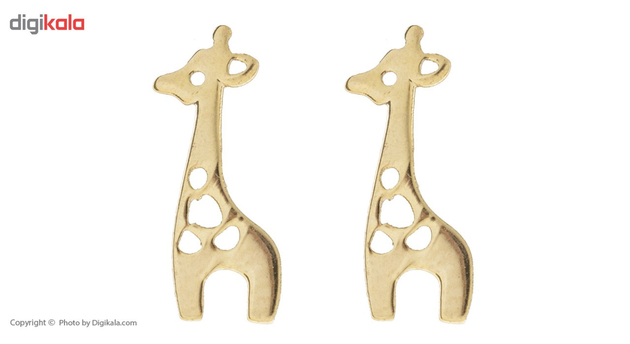 گوشواره طلا 18 عیار رزا مدل EG134