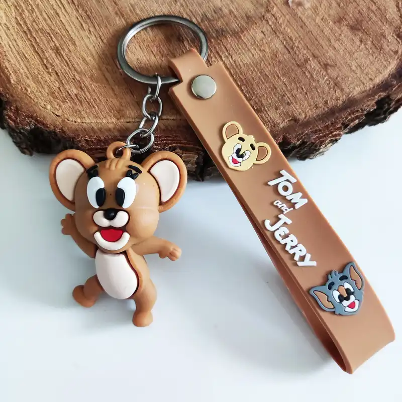 جاکلیدی مدل سیلیکونی طرح موش و گربه بچه جری کد DB22