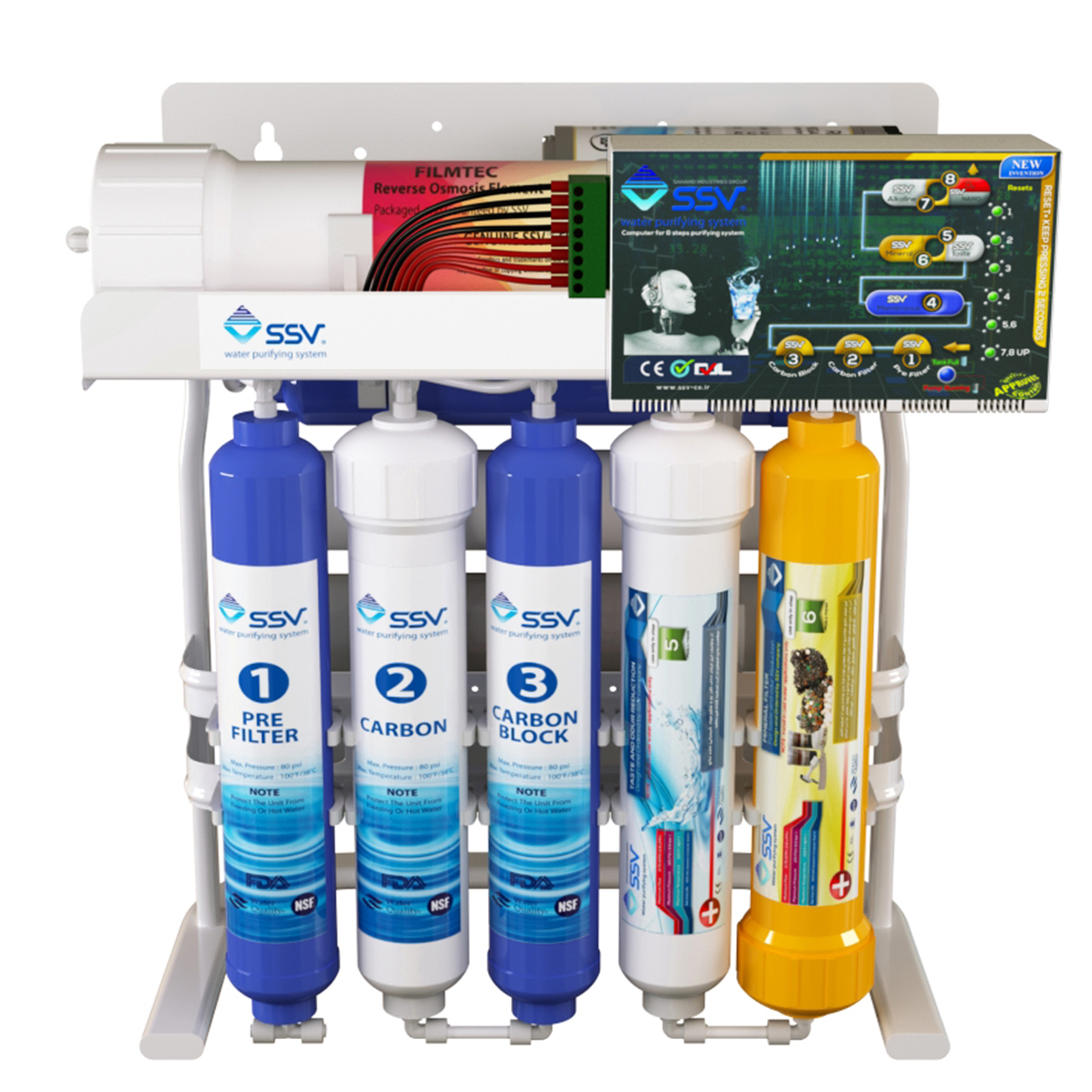 نقد و بررسی دستگاه تصفیه کننده آب خانگی اس اس وی مدل Smart PureLine S1000 توسط خریداران