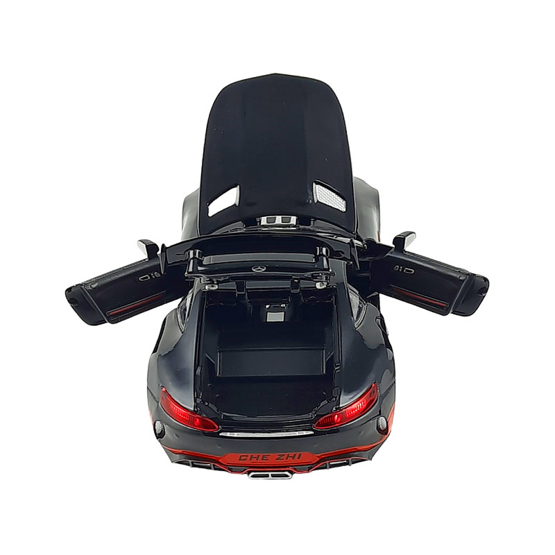 ماشین فلزی مدل موزیکال GTR Black بنز کد CZ121a