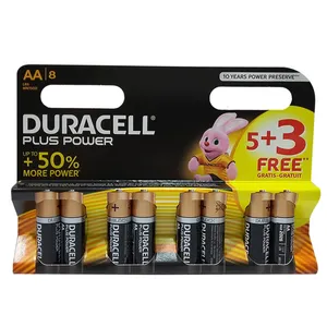 باتری قلمی دوراسل مدل Plus Power Duralock بسته 3+5 عددی