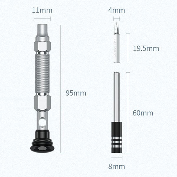 پیچ گوشتی یوگرین مدل CM372-80459 بسته 38 عددی