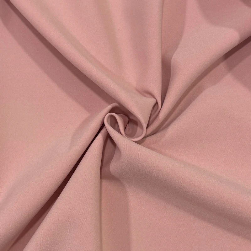 پارچه لباس عرض 1.5 متر مدل والا طرح کرپ  رنگ صورتی